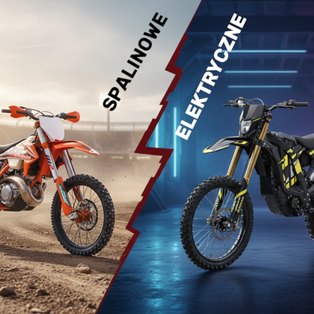Motocykl crossowy spalinowy czy elektryczny? Co kieruje wybór jednych i drugich? Jakie zalety i wady?