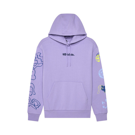 Bluza Z Kapturem Fox Lady Hello Future Fleece Po Lilac