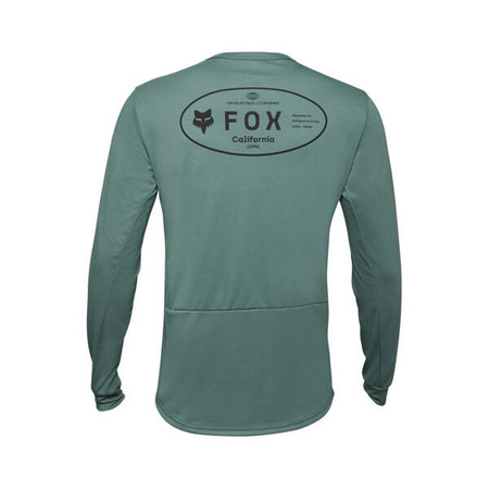 Koszulka Rowerowa Z Długim Rękawem Fox Ranger Dr Md Hunter Green 