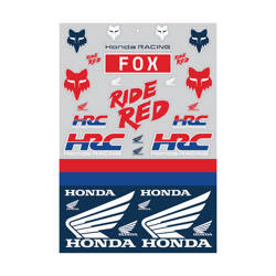 Naklejka FOX Honda Track Pack Multi Os