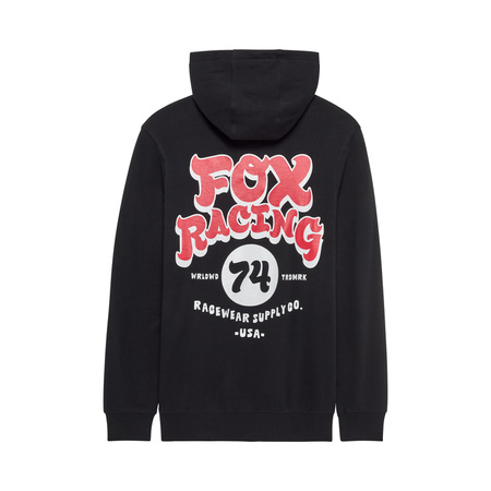 Bluza Z Kapturem Fox Racewear Fleece Po Black