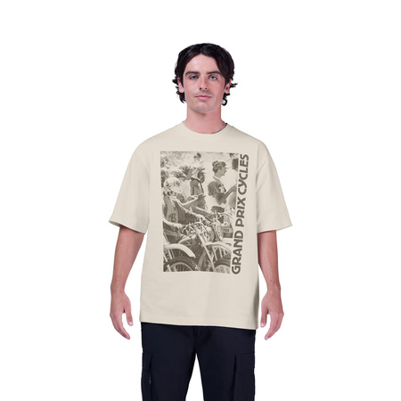 T-Shirt Fox Circa 74 Oversized Off White