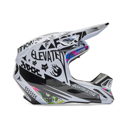 Kask motocrossowy FOX V1 Image Cosmo White/Black MIPS®
