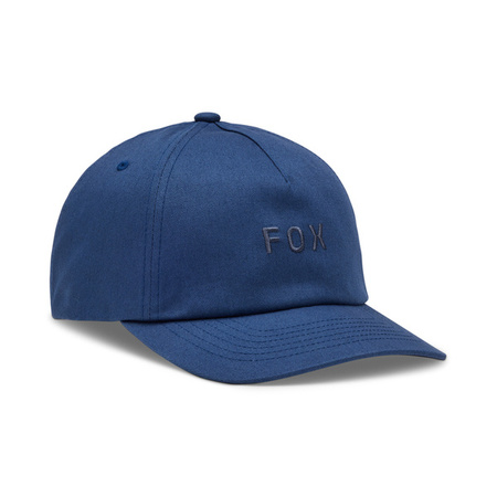 Czapka Z Daszkiem FOX Wordmark Adjustable Hat Indigo