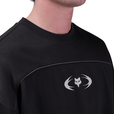 Bluza Fox Image Cosmo Oversized Fleece Crew Black