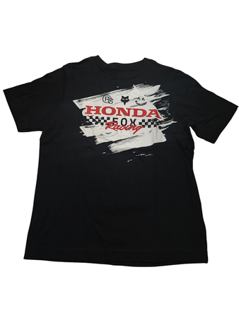 T-Shirt Fox Junior x Honda Black 