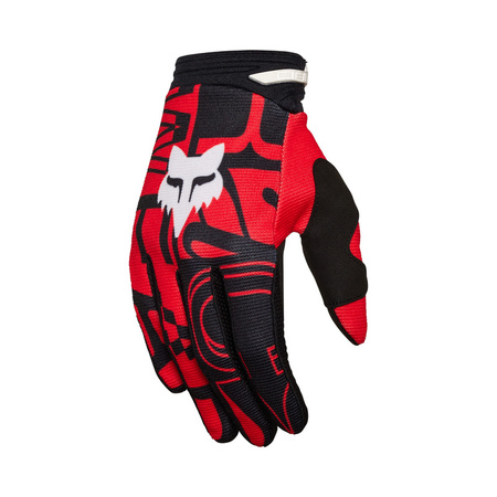 Dziecięce Rękawice Fox Junior 180 Race Spec Fluo Red