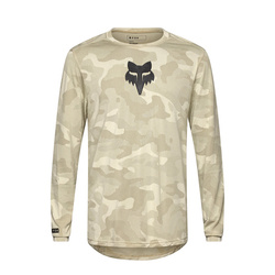 Koszulka Rowerowa Z Długim Rękawem Fox Ranger Tru Dri Cream