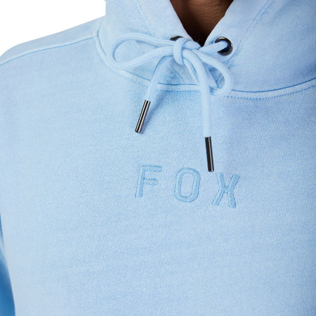 Bluza Z Kapturem Fox Lady Wordmark Oversized Fleece Po Cashmere Blue