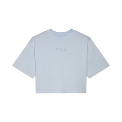 T-Shirt Fox Lady Wordmark Os Crop Pale Blue