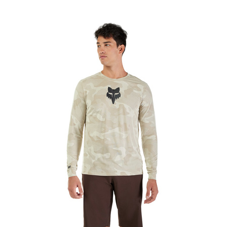 Koszulka Rowerowa Z Długim Rękawem Fox Ranger Tru Dri Cream