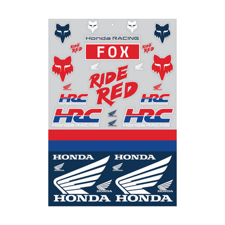 Naklejka FOX Honda Track Pack Multi Os