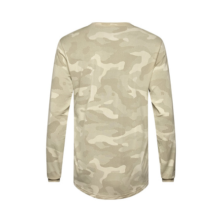 Koszulka Rowerowa Z Długim Rękawem Fox Ranger Tru Dri Cream