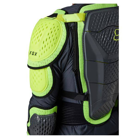 Koszulka z ochraniaczami zbroja motocyklowa na siatce FOX Titan Sport Dark Shadow