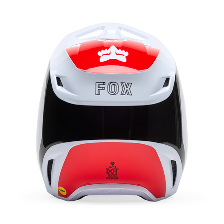 Kask Fox V1 Flow White/Red