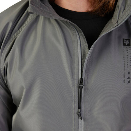 Kurtka przeciwwiatrowa Fox Base Over Windbreaker Pewter