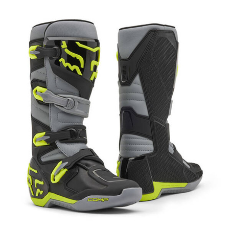 Buty motocrossowe FOX Comp Grey/Yellow 