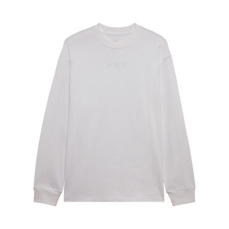 Koszulka Z Długim Rękawem Fox Wordmark Oversized Optic White