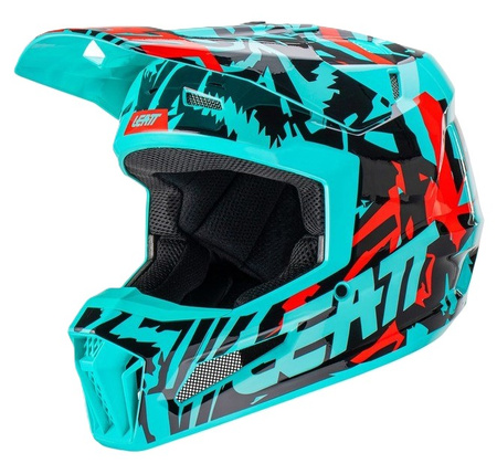 Leatt Moto 3.5 V23 + Gogle 4.5 – Kask i Gogle Premium z Technologią 360°