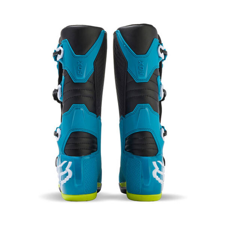 Buty motocyklowe Fox Comp Blue/Yellow cross enduro off-road