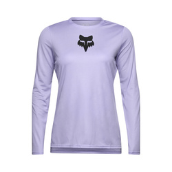 Koszulka Rowerowa Z Długim Rękawem Fox Lady Ranger Head Lilac