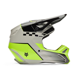 Kask motocrossowy FOX V1 Collect Grey/Yellow MIPS®