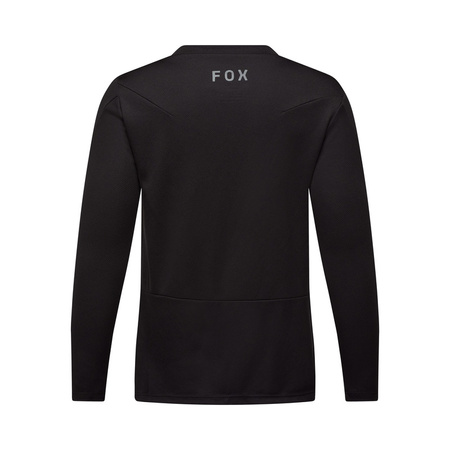 Koszulka Rowerowa Z Długim Rękawem Fox Junior Ranger Head Black