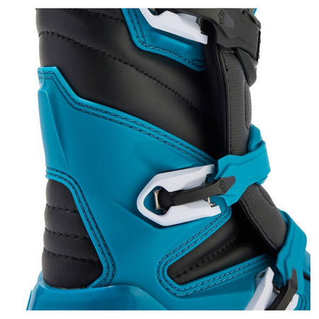 Buty motocyklowe Fox Comp Blue/Yellow cross enduro off-road