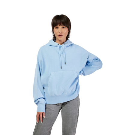 Bluza Z Kapturem Fox Lady Wordmark Oversized Fleece Po Cashmere Blue