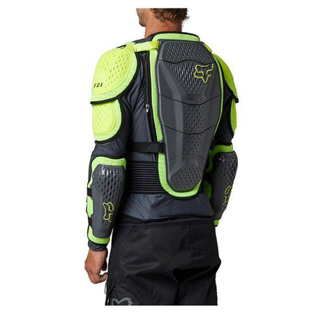 Koszulka z ochraniaczami zbroja motocyklowa na siatce FOX Titan Sport Dark Shadow