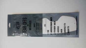 Zrywki Tear-Off Do Gogli FOX Airspace/Main Ii Standard 20pk Clear