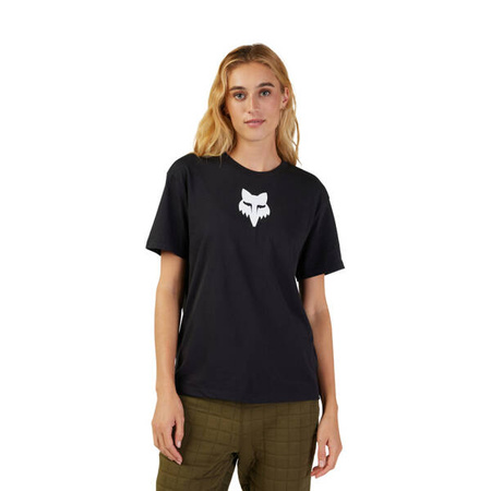 T-Shirt Fox Lady Fox Head Black