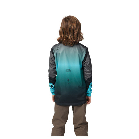 Koszulka Rowerowa Z Długim Rękawem FOX Junior Ranger Revise Teal