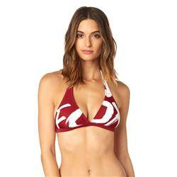 Strój Kąpielowy Góra FOX Lady Rodka Fixed Halter Top Dark Red