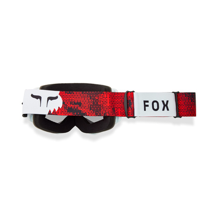 Gogle Fox Main Kairos Spark White/Fluo Red