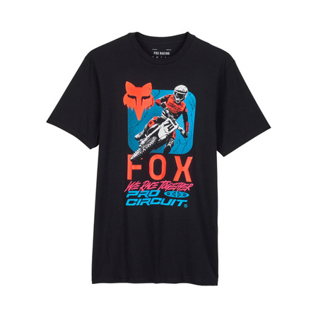 T-Shirt FOX X Pro Circuit Prem Ss Tee Black