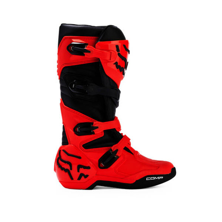 Buty motocrossowe dziecięce FOX Junior Comp Fluo Red