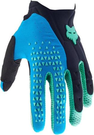 Rękawice motocyklowe enduro FOX Pawtector Black/Blue na rower