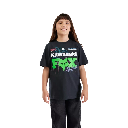 T-Shirt Fox Junior x Kawasaki Black 