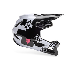 Kask Rowerowy Fox Rampage Digi Image Black/White full face do zjazdów