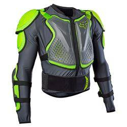 Koszulka z ochraniaczami zbroja motocyklowa na siatce FOX Titan Sport Dark Shadow