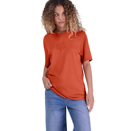 T-Shirt Fox Lady Head Coral