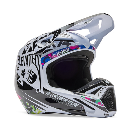 Kask motocrossowy FOX V1 Image Cosmo White/Black MIPS®