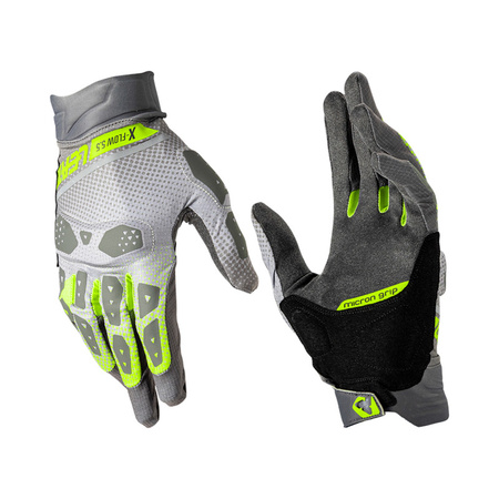 RĘKAWICE MOTOCYKLOWE LEATT ADV X-FLOW 5.5 SHORT HI-VIZ