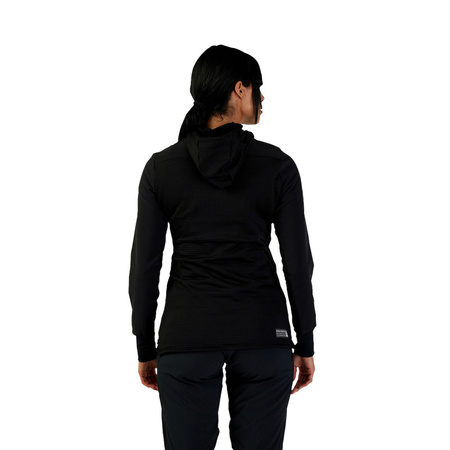 Bluza Rowerowa Z Kapturem Fox Lady Defend Thermal Black