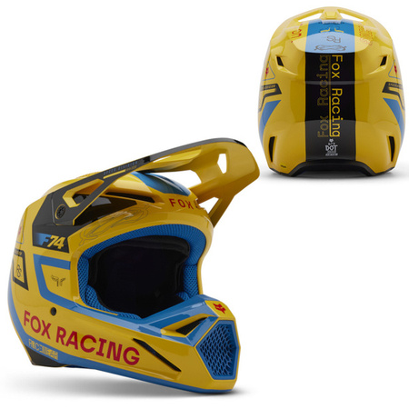 Kask FOX V1 Race Spec Pale Yellow