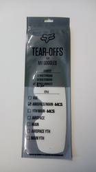 Zrywki Tear-Off Do Gogli Fox Airspace/Main Ii Laminowane 20pk Clear