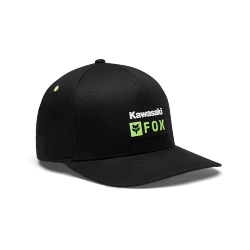 Czapka z daszkiem FOX Kawasaki Flexfit Black