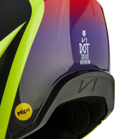 Kask Fox V1 Flora Yellow