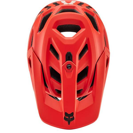 Kask Rowerowy Fox Junior Proframe Nace Orange Flame dziecięcy full face
